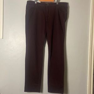 BRAX - Men’s Casual / Dress Pants - Soft Touch - Burgandy - Size US 40w / 34leg